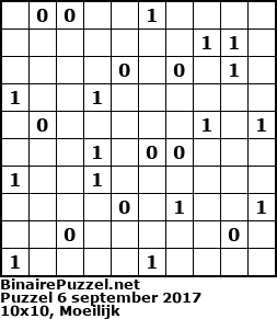Binaire Puzzel