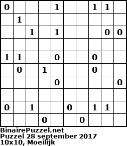 Binaire Puzzel