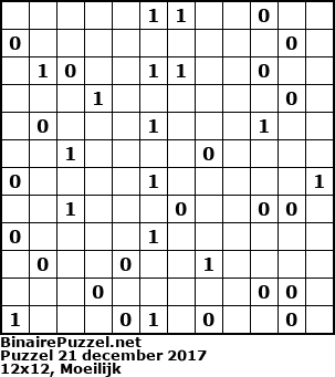 Binaire Puzzel