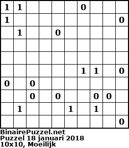 Binaire Puzzel