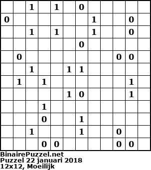 Binaire Puzzel