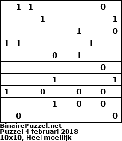 Binaire Puzzel