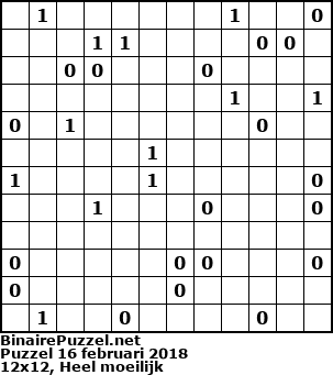 Binaire Puzzel