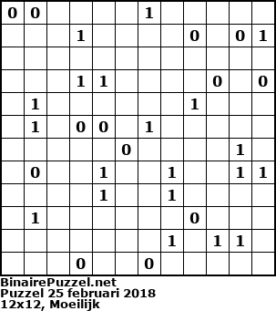 Binaire Puzzel