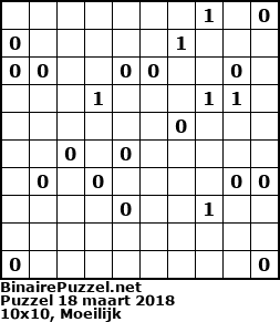 Binaire Puzzel