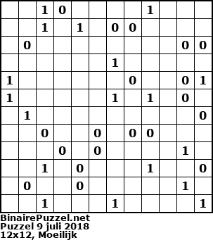 Binaire Puzzel