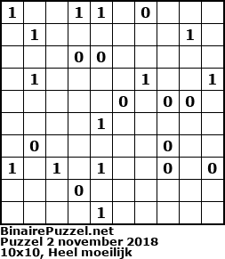 Binaire Puzzel