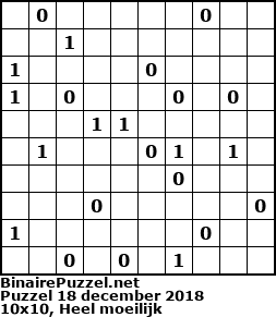 Binaire Puzzel