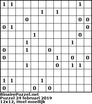 Binaire Puzzel