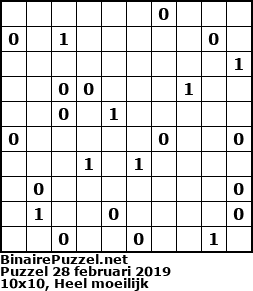 Binaire Puzzel