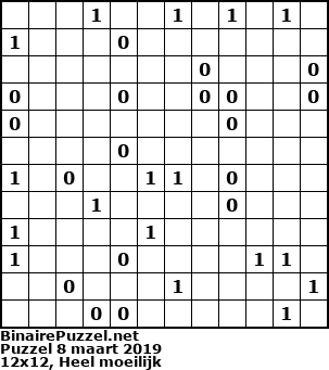 Binaire Puzzel