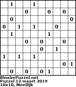 Binaire Puzzel