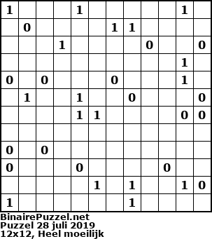 Binaire Puzzel