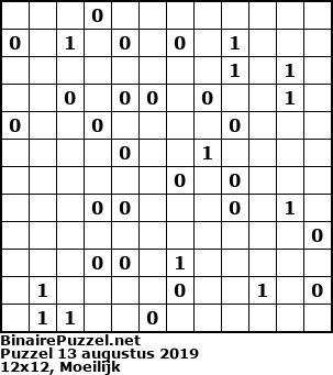 Binaire Puzzel