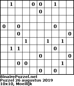 Binaire Puzzel