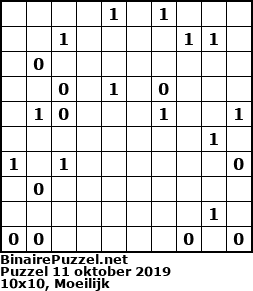 Binaire Puzzel