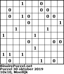 Binaire Puzzel