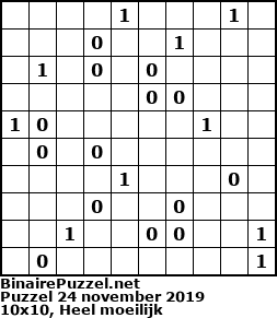 Binaire Puzzel
