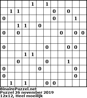 Binaire Puzzel