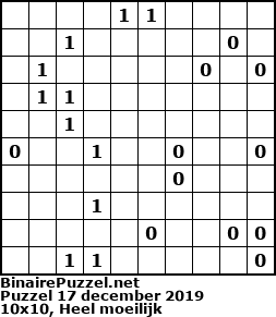 Binaire Puzzel