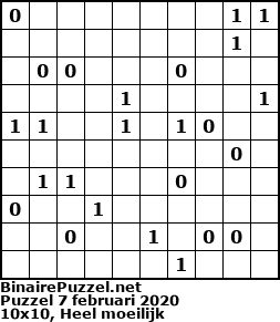 Binaire Puzzel