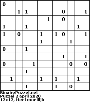 Binaire Puzzel