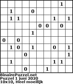 Binaire Puzzel