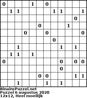 Binaire Puzzel