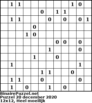 Binaire Puzzel