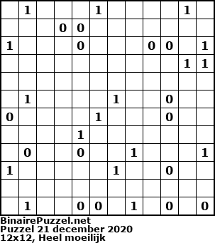 Binaire Puzzel