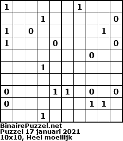 Binaire Puzzel