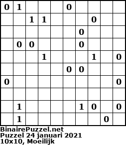 Binaire Puzzel