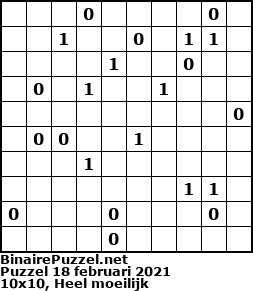 Binaire Puzzel