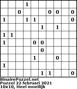 Binaire Puzzel