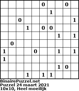 Binaire Puzzel