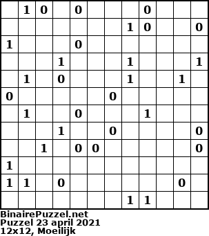 Binaire Puzzel