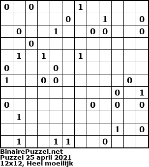 Binaire Puzzel