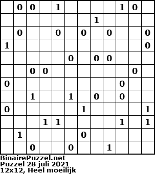 Binaire Puzzel