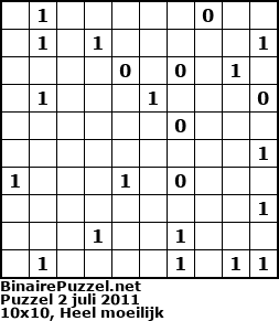 Binaire Puzzel