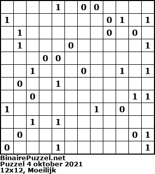 Binaire Puzzel