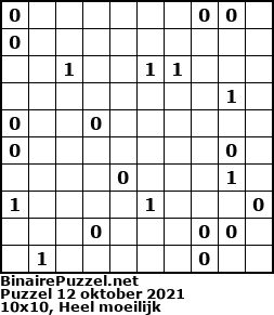 Binaire Puzzel