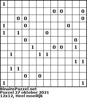 Binaire Puzzel