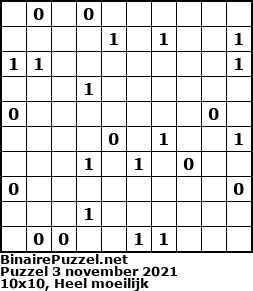 Binaire Puzzel