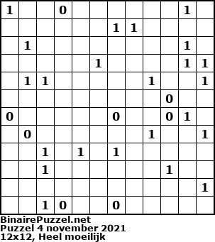Binaire Puzzel