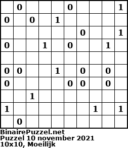 Binaire Puzzel