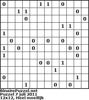 Binaire Puzzel