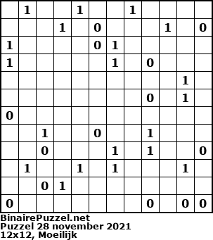 Binaire Puzzel