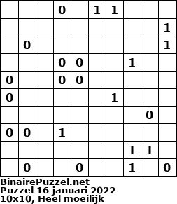Binaire Puzzel