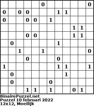 Binaire Puzzel