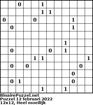 Binaire Puzzel